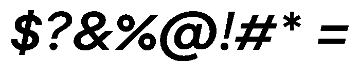 Moderat SemiBoldItalic 1543ca98 Font OTHER CHARS