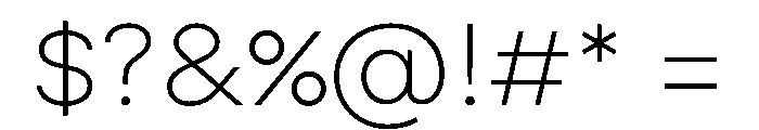 Moderat Thin 92469bb4 Font OTHER CHARS