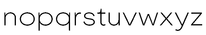Moderat Thin 92469bb4 Font LOWERCASE