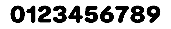 ModeratRounded Black Font OTHER CHARS