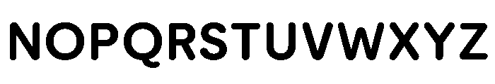 ModeratRounded Bold Font UPPERCASE
