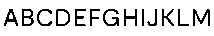 ModeratRounded Book Font UPPERCASE