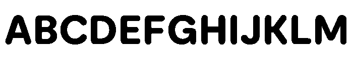 ModeratRounded ExtraBold Font UPPERCASE