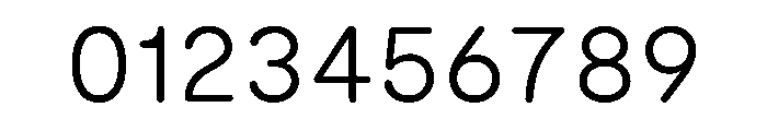 ModeratRounded Light Font OTHER CHARS