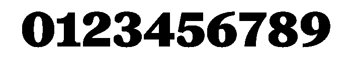 ModeratSerif Black Font OTHER CHARS