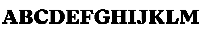 ModeratSerif Black Font UPPERCASE
