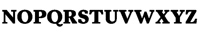 ModeratSerif Black Font UPPERCASE