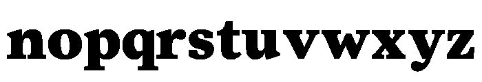 ModeratSerif Black Font LOWERCASE