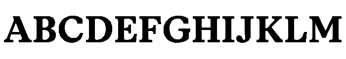 ModeratSerif Bold Font UPPERCASE