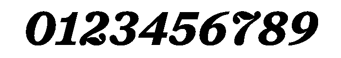 ModeratSerif BoldItalic Font OTHER CHARS