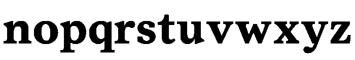 ModeratSerif Bold Font LOWERCASE