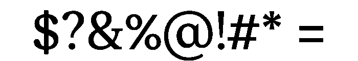 ModeratSerif Book Font OTHER CHARS