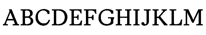 ModeratSerif Book Font UPPERCASE