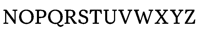 ModeratSerif Book Font UPPERCASE
