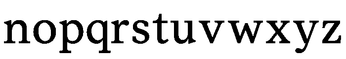 ModeratSerif Book Font LOWERCASE
