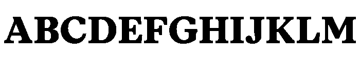 ModeratSerif ExtraBold Font UPPERCASE