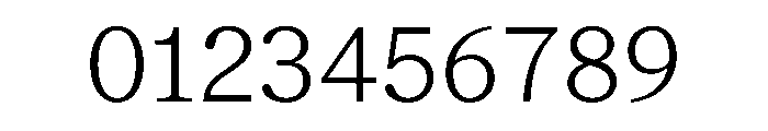 ModeratSerif ExtraLight Font OTHER CHARS
