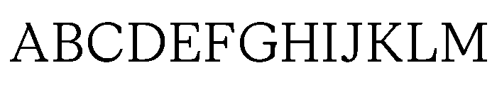 ModeratSerif Light Font UPPERCASE