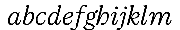 ModeratSerif LightItalic FONT