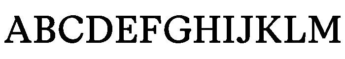 ModeratSerif Medium Font UPPERCASE