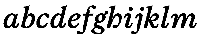 ModeratSerif MediumItalic FONT