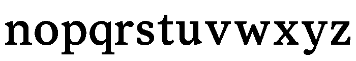 ModeratSerif Medium Font LOWERCASE