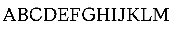 ModeratSerif Regular Font UPPERCASE