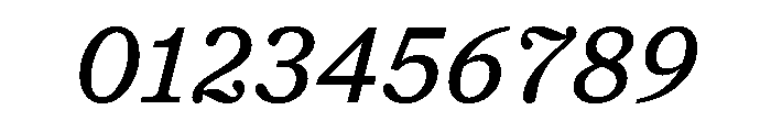 ModeratSerif RegularItalic Font OTHER CHARS