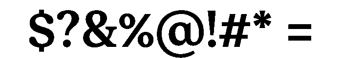 ModeratSerif SemiBold Font OTHER CHARS