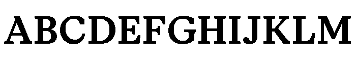 ModeratSerif SemiBold Font UPPERCASE