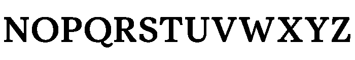 ModeratSerif SemiBold Font UPPERCASE