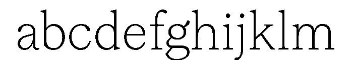 ModeratSerif Thin FONT