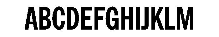 Modern Gothic Poster Variable Font UPPERCASE