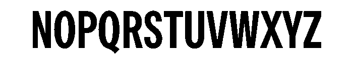Modern Gothic Poster Variable Font UPPERCASE
