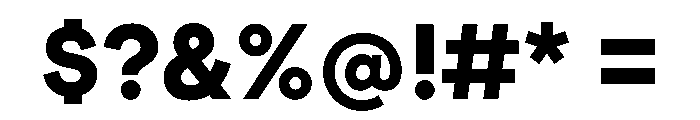ModernEra 2026Trial Black Font OTHER CHARS
