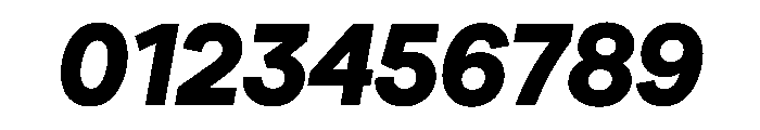 ModernEra 2026Trial BlackItalic Font OTHER CHARS