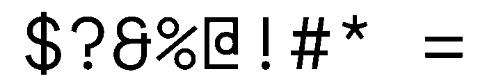 ModernEraMono Regular 85cae27f Font OTHER CHARS