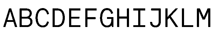 ModernEraMono Regular 85cae27f Font UPPERCASE