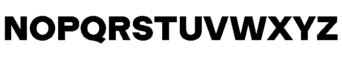 ModernGothic Black Font UPPERCASE