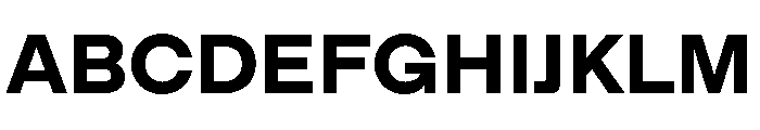 ModernGothic Bold Font UPPERCASE