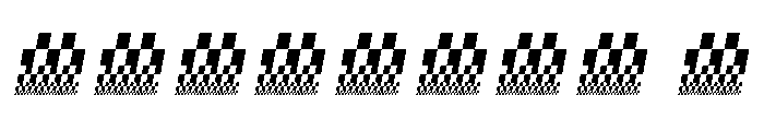 ModernGothic Italic Font OTHER CHARS