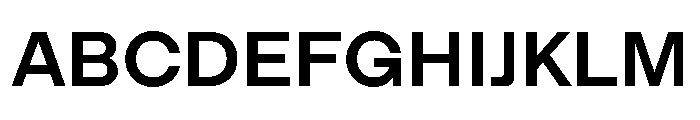ModernGothic Medium Font UPPERCASE