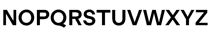 ModernGothic Medium Font UPPERCASE