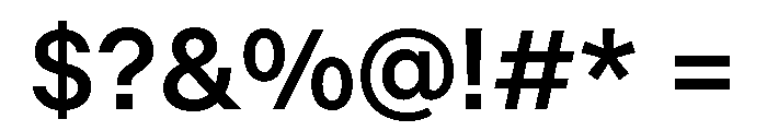 ModernGothic Regular475 Font OTHER CHARS