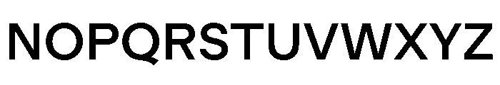 ModernGothic Regular475 Font UPPERCASE