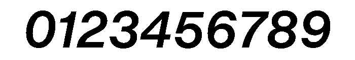 ModernGothic Regular475Italic Font OTHER CHARS