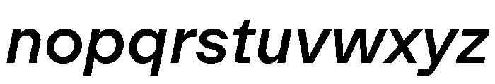 ModernGothic Regular475Italic Font LOWERCASE