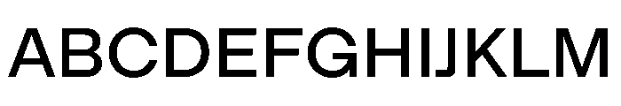 ModernGothic Regular Font UPPERCASE