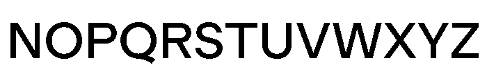 ModernGothic Regular Font UPPERCASE
