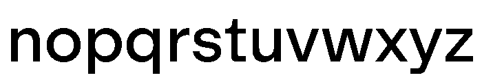 ModernGothic Regular Font LOWERCASE
